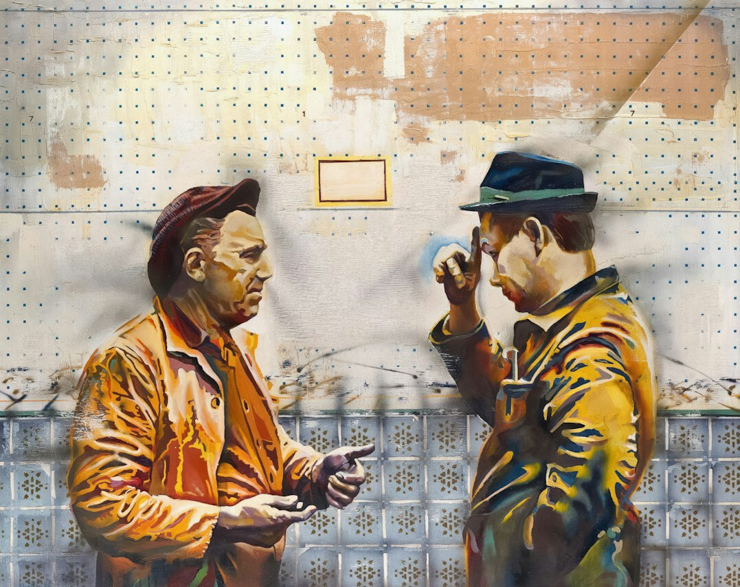 detective interviewing suspect